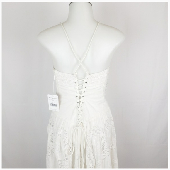 Free People Love To Love You Cutwork Crochet Dress - Picture 4 of 8